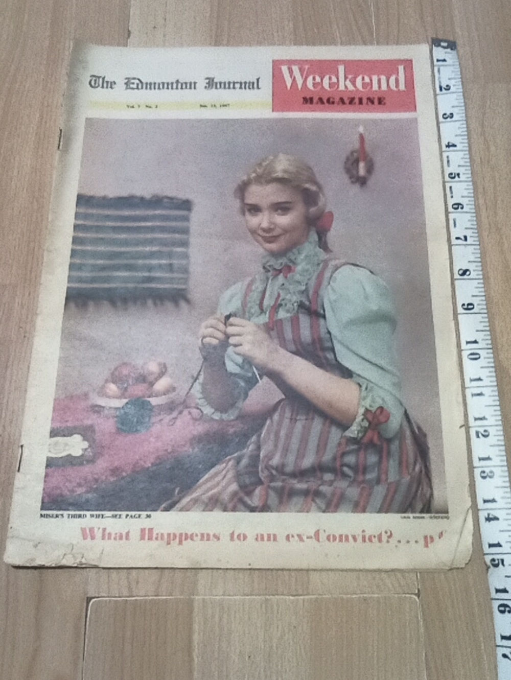 1957 EDMONTON JOURNAL MAGAZINE